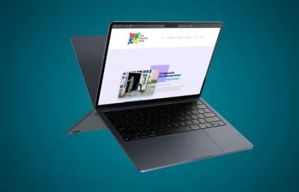 Mockup van de website van Kansrijk, ontwikkeld door Line & Design